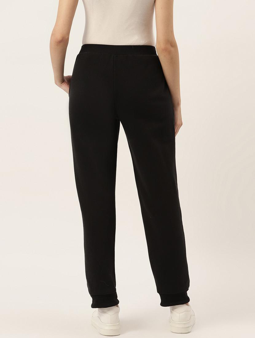 women solid mid rise jogger - 21740960 - Standard Image - 2