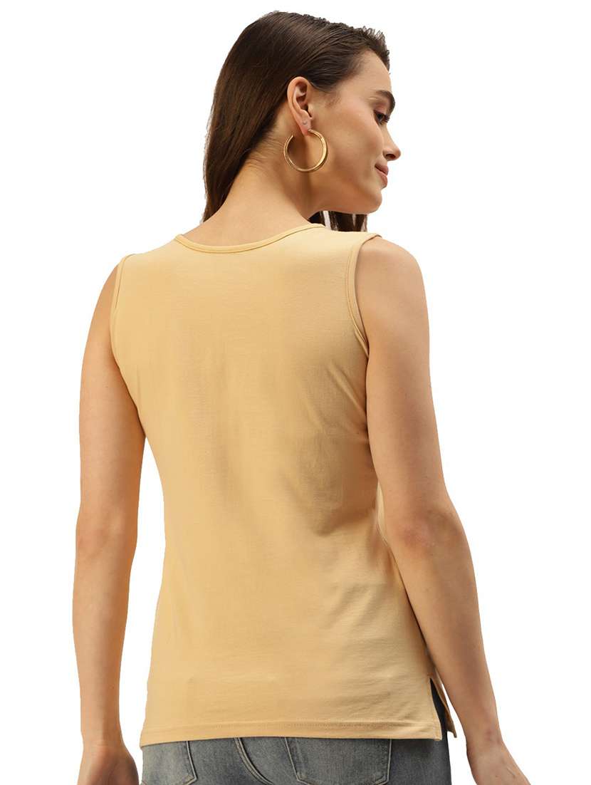 women solid v-neck top - 21741112 -  Standard Image - 2