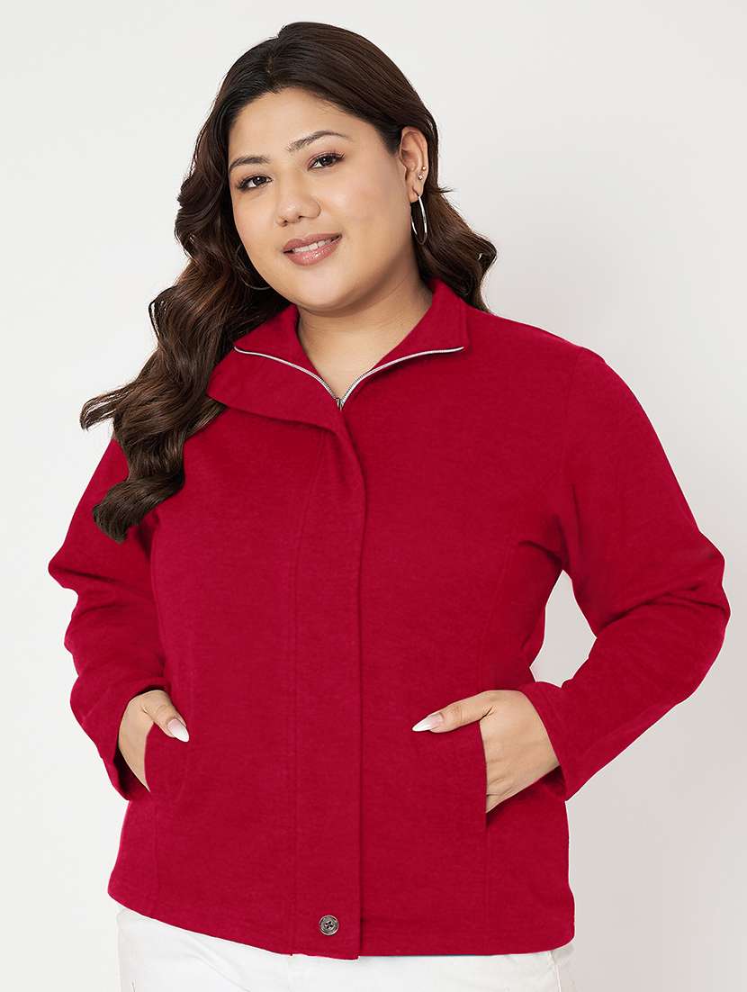 women plus size solid long sleeves sweatshirt