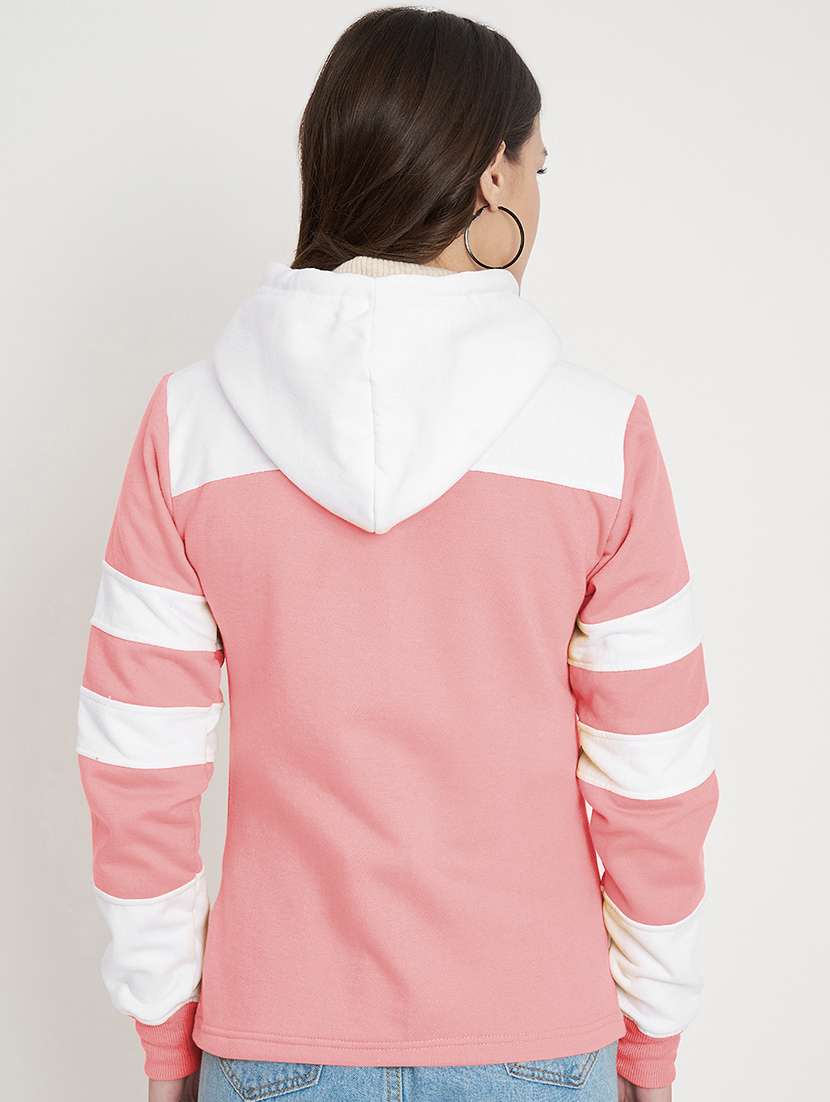 women color blocked long sleeves sweatshirt - 21741420 -  Standard Image - 2