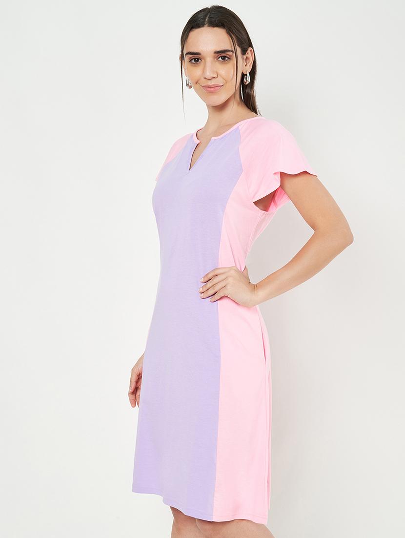 multi colored cotton aline dress - 21741727 - Standard Image - 2