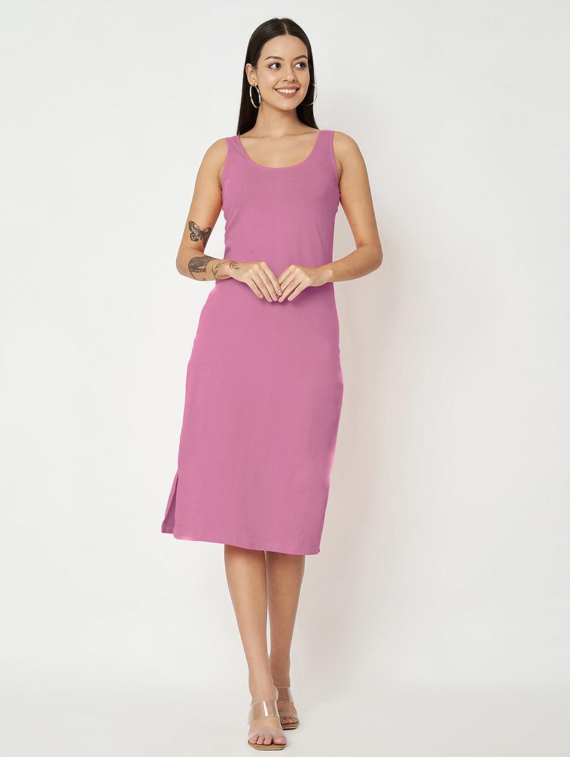 women solid sleeveless sheath dress - 21741830 - Zoom Image - 0