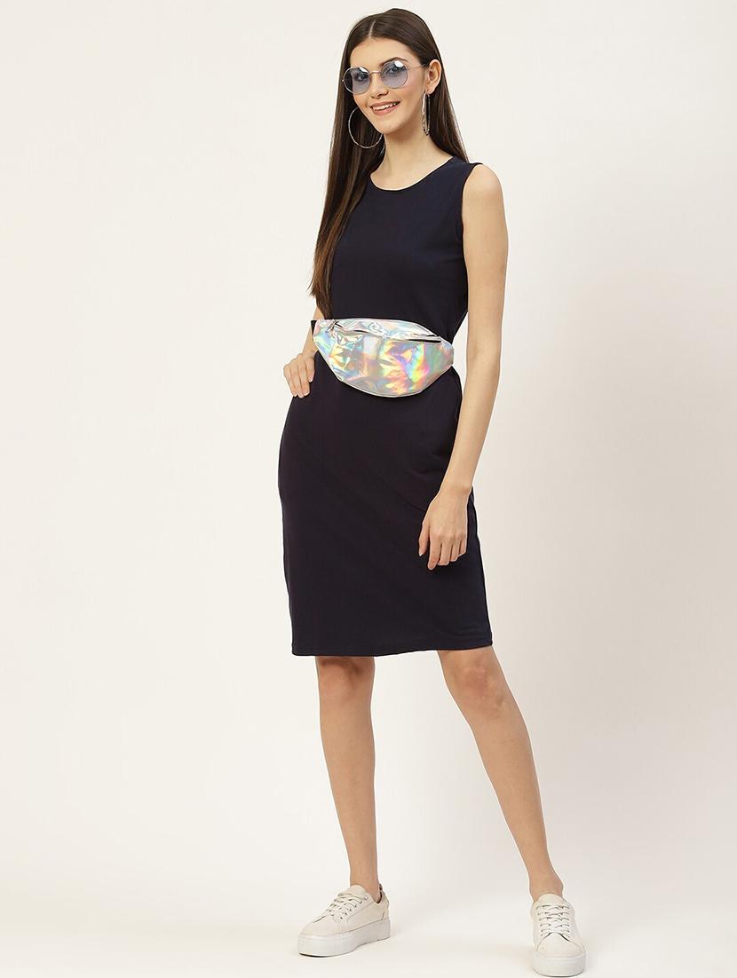 women solid sleeveless sheath dress - 21741902 - Standard Image - 2