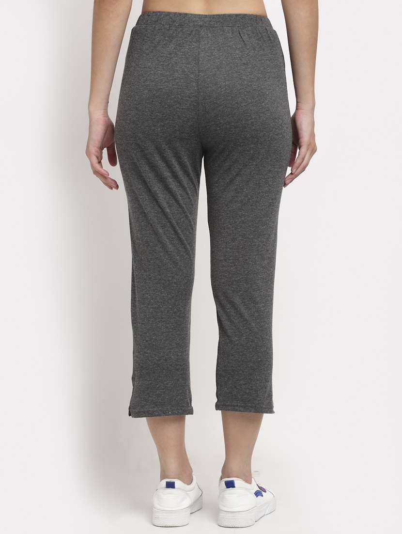 women solid mid rise slim fit capri - 21742029 -  Standard Image - 2