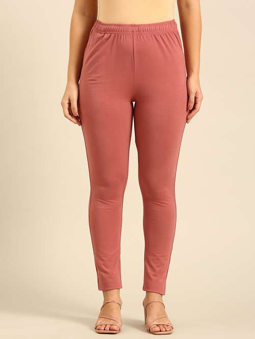 women solid mid rise ankle length legging - 21742141 - Standard Image - 0
