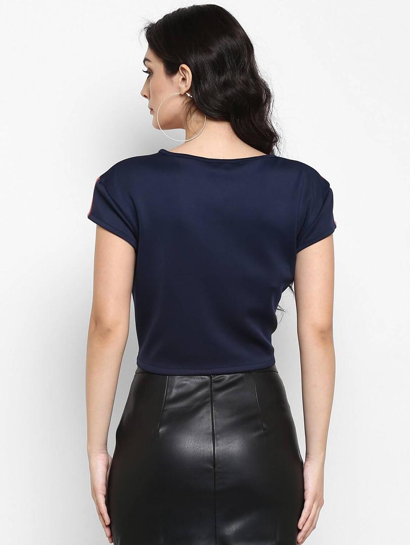 women embroidered crop top - 21742501 - Standard Image - 2
