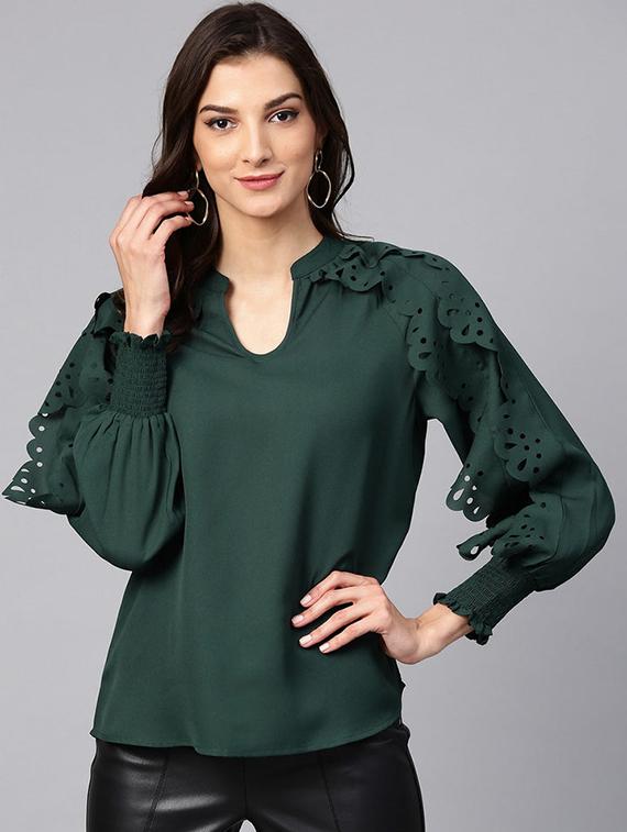 women solid regular top - 21742509 -  Zoom Image - 0