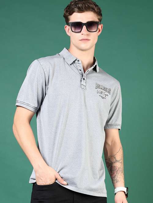 men solid short sleeve regualr fit polo t-shirt - 21742761 -  Standard Image - 0