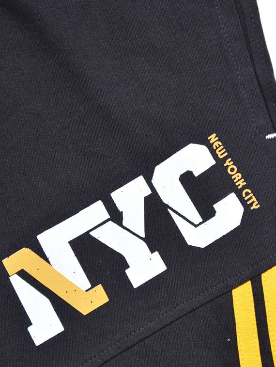 black cotton shorts & three fourth - 21743119 -  Standard Image - 2