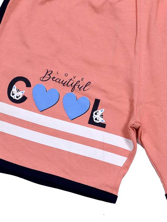 girls placement print mid rise shorts - 21743137 -  Standard Image - 2