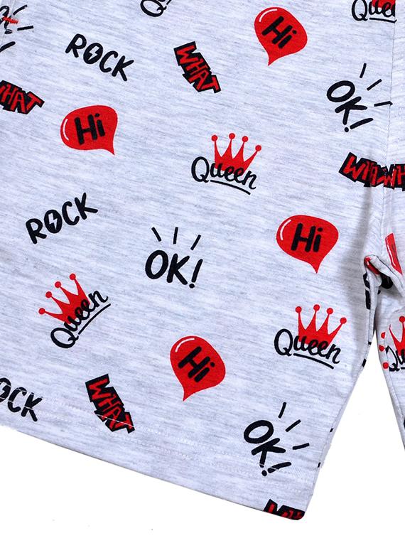 girls printed mid rise shorts - 21743170 - Standard Image - 2