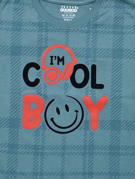 boys printed short sleeve t-shirt - 21743213 -  Standard Image - 2