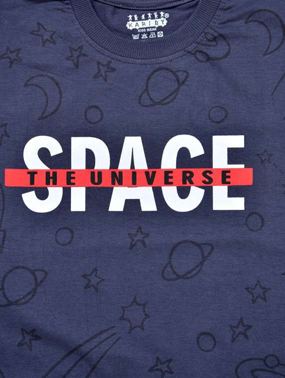 boys printed round neck t-shirt - 21743228 -  Standard Image - 2