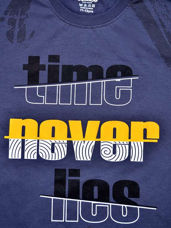 boys printed round neck t-shirt - 21743234 - Standard Image - 2