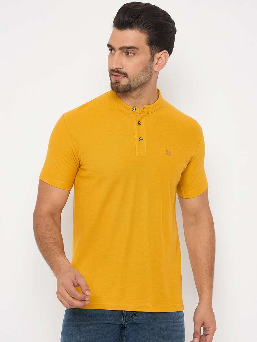 men short sleeves plain t-shirt