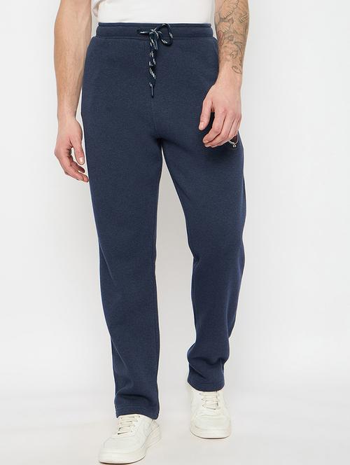 men solid mid rise track pant - 21743303 - Standard Image - 0