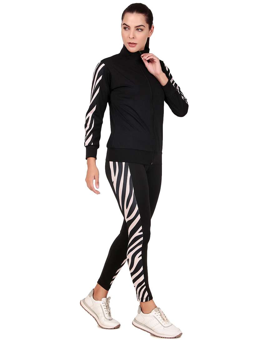 women black placement print active wear co-ords set - 21743315 -  Standard Image - 2