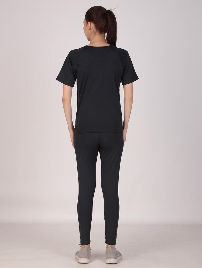 women black color block active wear co-ords set - 21743324 - Standard Image - 2