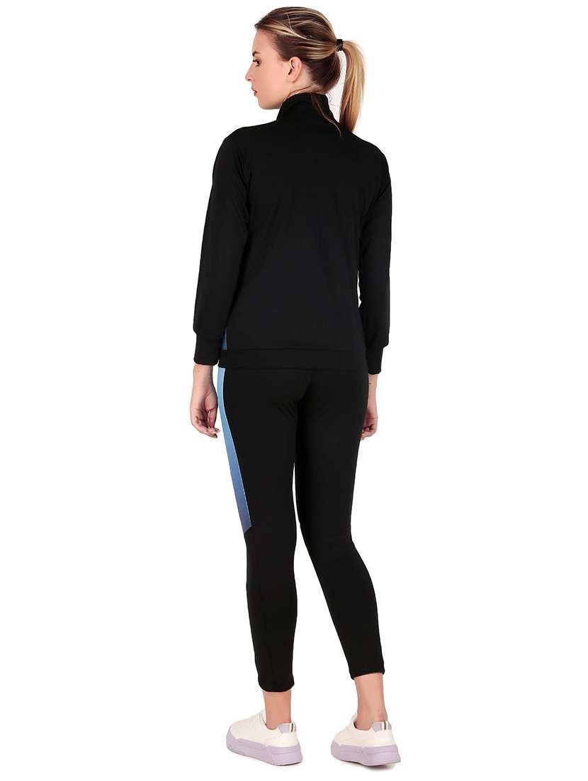 women black color block active wear co-ords set - 21743332 -  Standard Image - 2