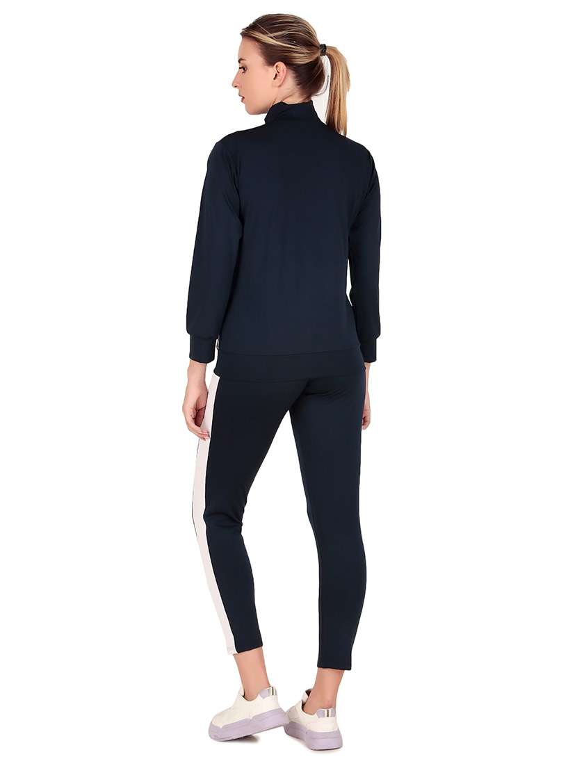 women black color block active wear co-ords set - 21743334 -  Standard Image - 2