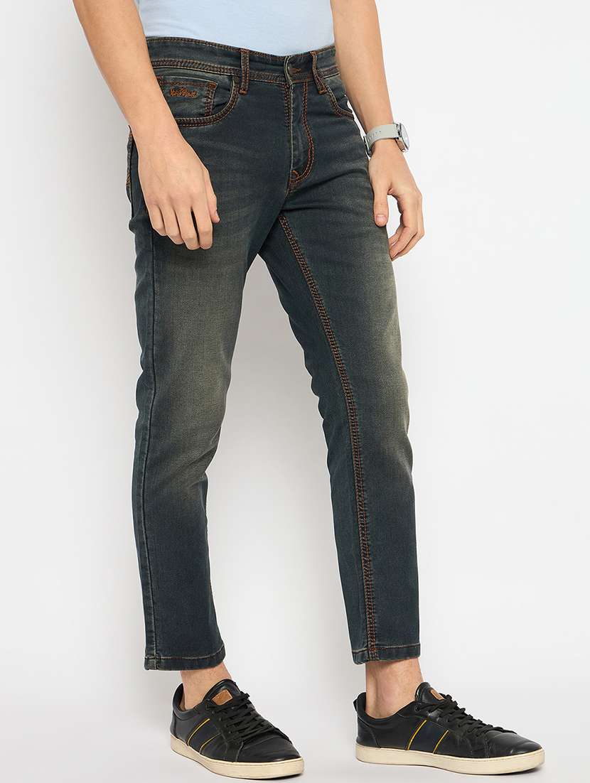 men mid rise washed jeans - 21743382 -  Standard Image - 2