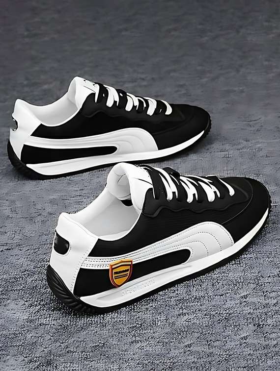 men lace up sneakers - 21743408 -  Standard Image - 2