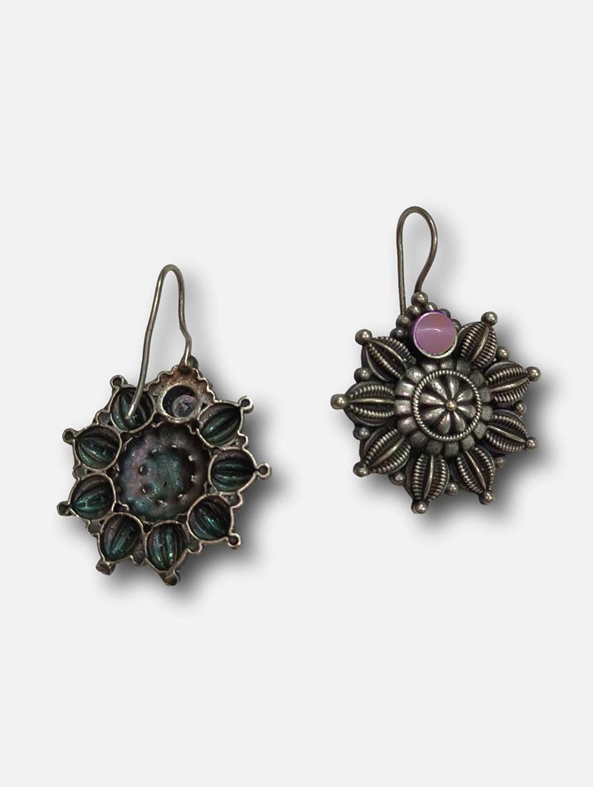 women silver brass drop earrings - 21743742 - Standard Image - 2