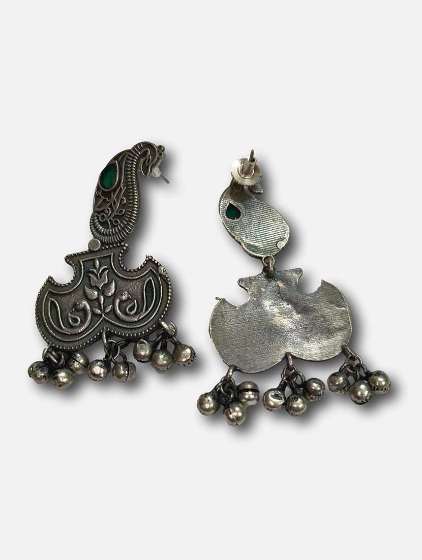 women silver brass drop earrings - 21743747 -  Standard Image - 2