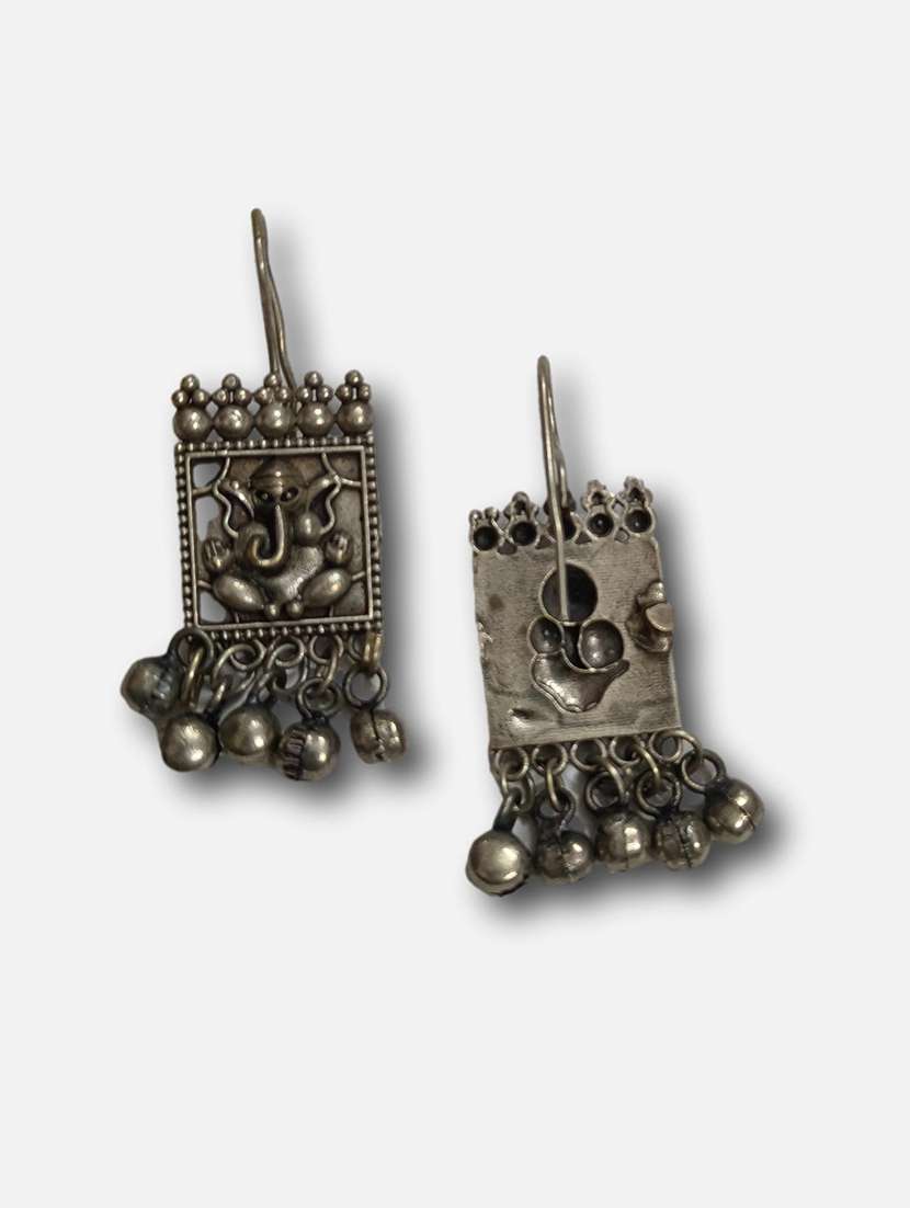 women silver brass drop earrings - 21743766 -  Standard Image - 2