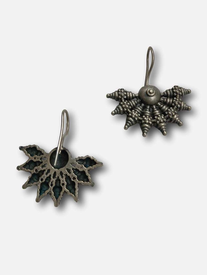 women silver brass drop earrings - 21743769 -  Standard Image - 2