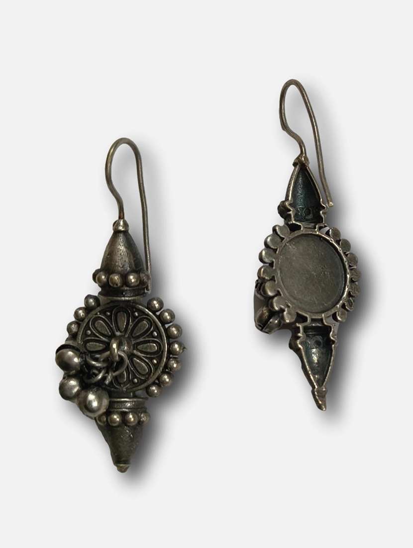 women silver brass drop earrings - 21743771 -  Standard Image - 2