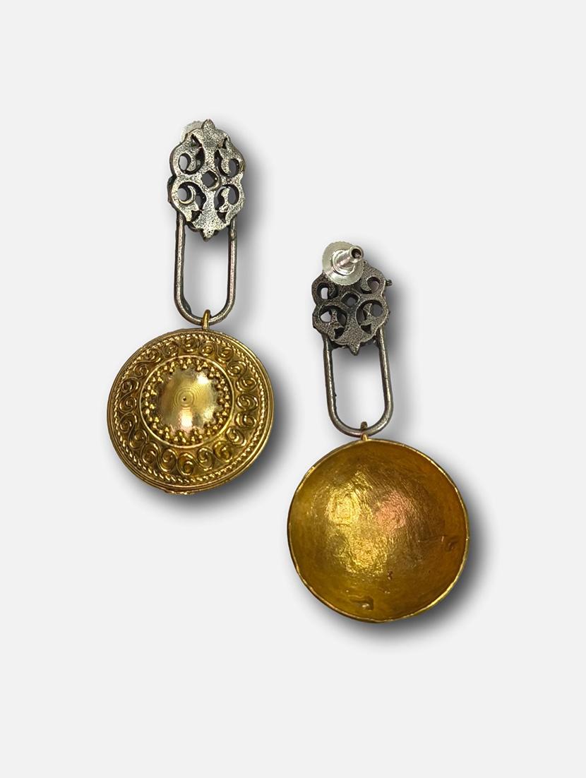 women silver brass drop earrings - 21743779 - Standard Image - 2
