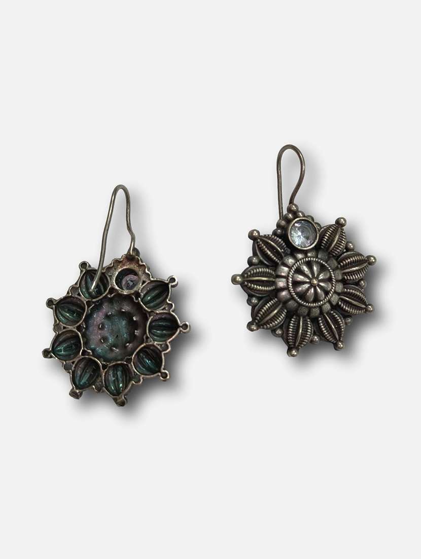 women silver brass drop earrings - 21743780 -  Standard Image - 2