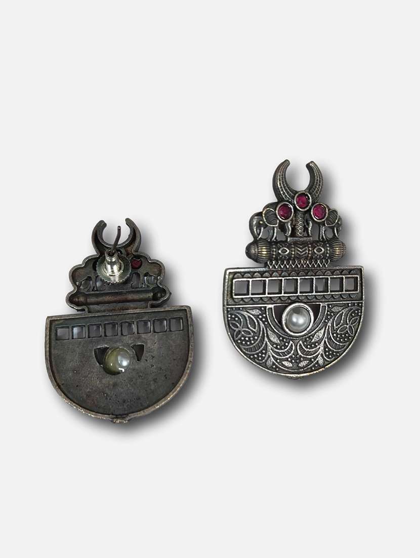 women silver brass drop earrings - 21743792 -  Standard Image - 2