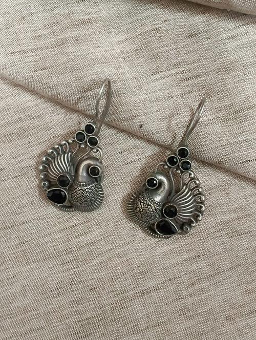 women silver brass drop earrings - 21743816 - Standard Image - 0