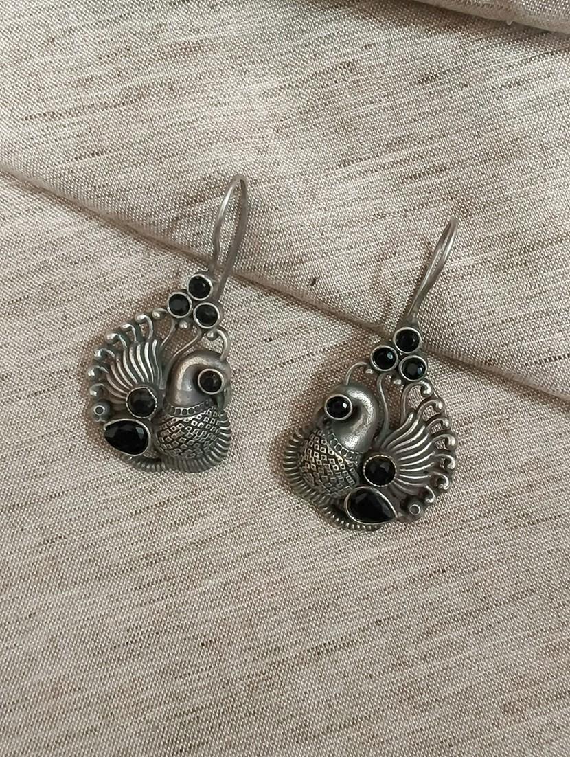 women silver brass drop earrings - 21743816 - Zoom Image - 0
