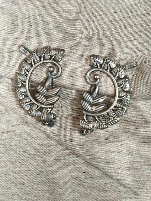 women silver brass earcuff earrings - 21743820 - Standard Image - 0