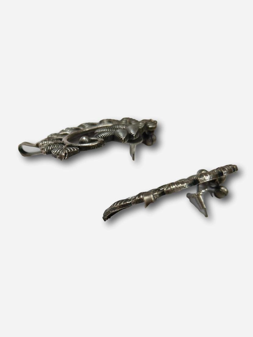women silver brass earcuff earrings - 21743820 - Standard Image - 2