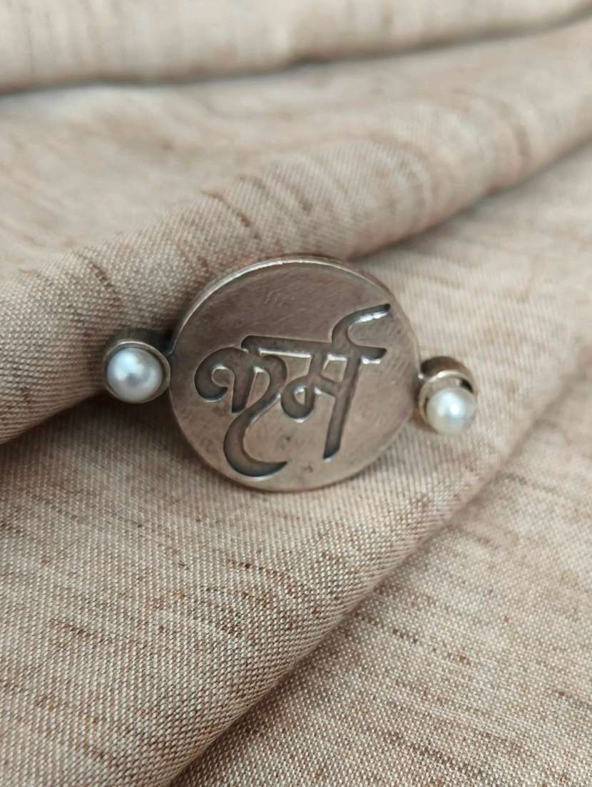 women silver brass adjustable finger ring