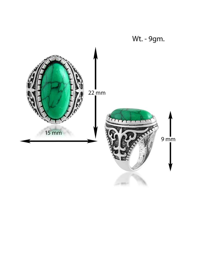 men silver brass finger ring - 21743896 - Standard Image - 2