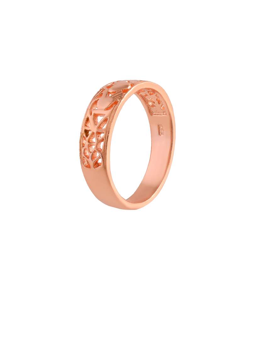 men rose gold brass finger ring  - 21743897 -  Standard Image - 2