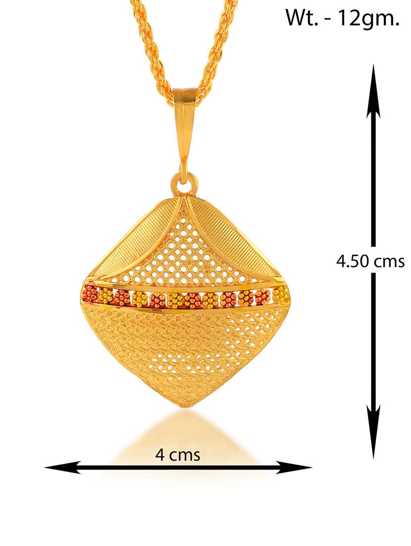 women gold brass pendant - 21743901 -  Standard Image - 2