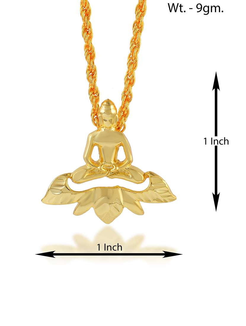 men gold brass pendant - 21743902 -  Standard Image - 2