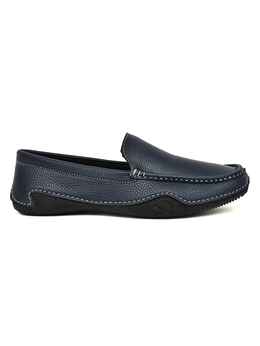 men blue slip on loafers - 21743904 - Standard Image - 2