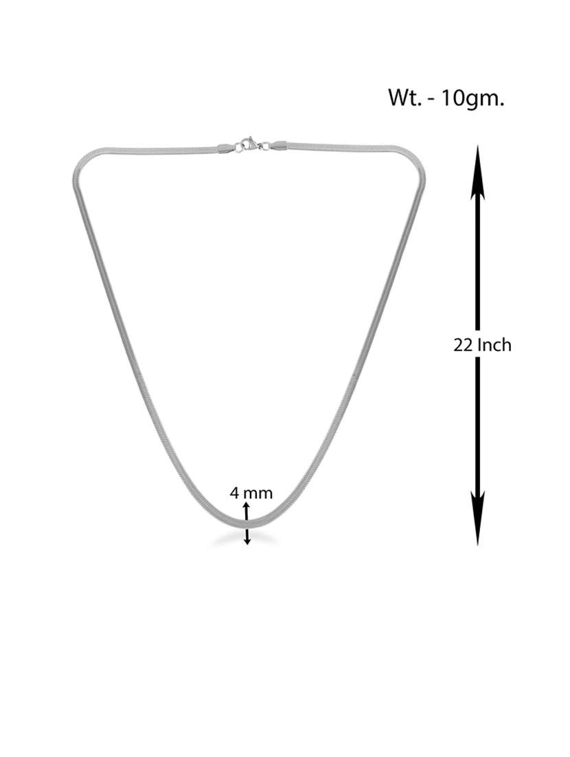 memoir silver chain necklace for men  - 21743916 -  Standard Image - 2