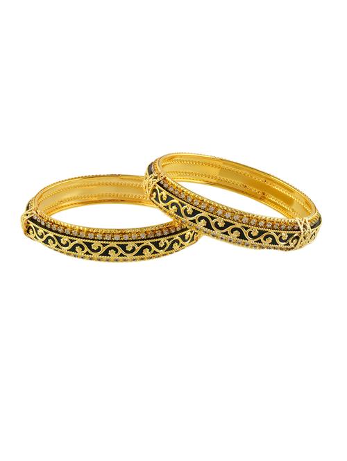 women gold plated bangle set - 21743947 - Standard Image - 0