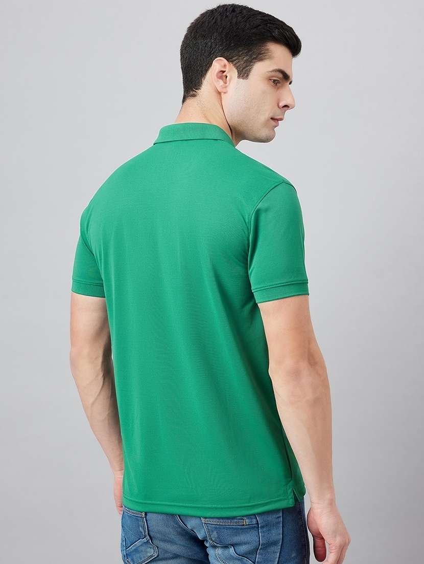 men short sleeves plain polo t-shirt - 21743965 - Standard Image - 2
