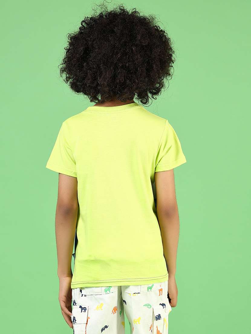 light green cotton single jersey tshirt - 21744139 - Standard Image - 2