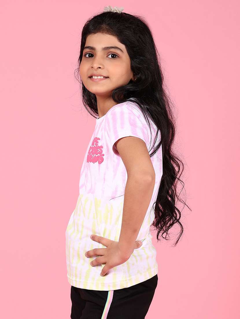 girls printed short sleeves round neck tee - 21744162 -  Standard Image - 2