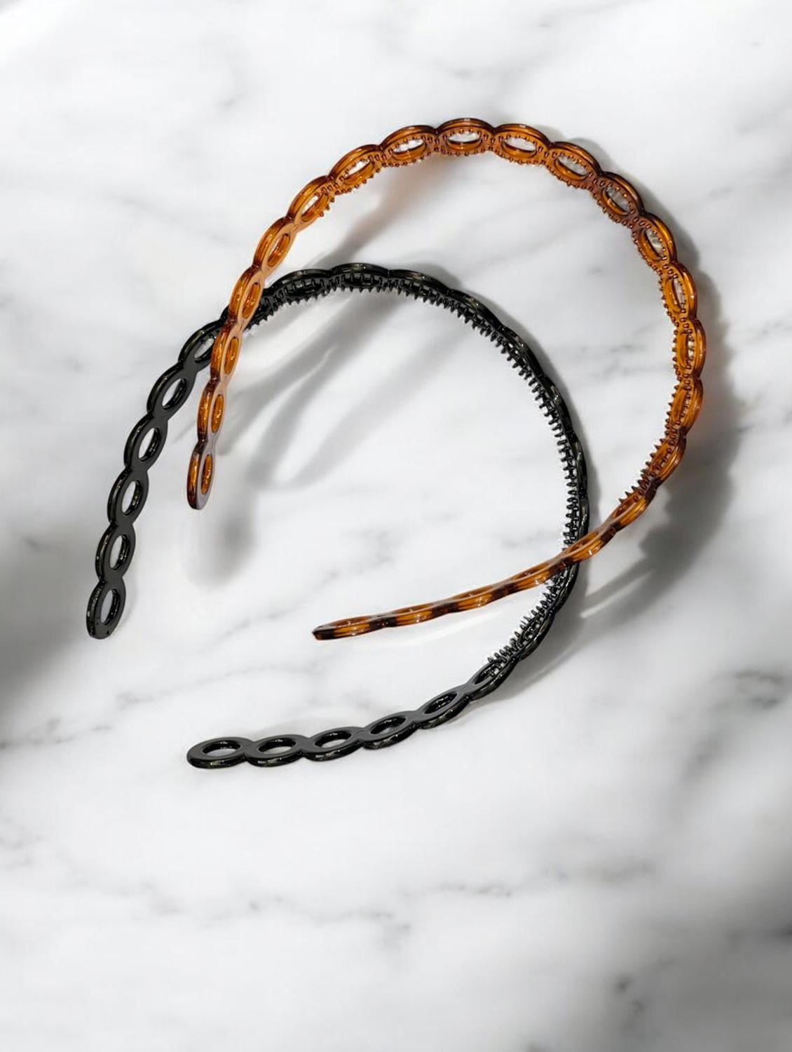 women solid plastic hairband combo - 21745405 - Standard Image - 2